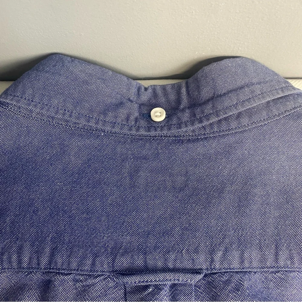 J. Crew Men's Color Block Blue Shirt